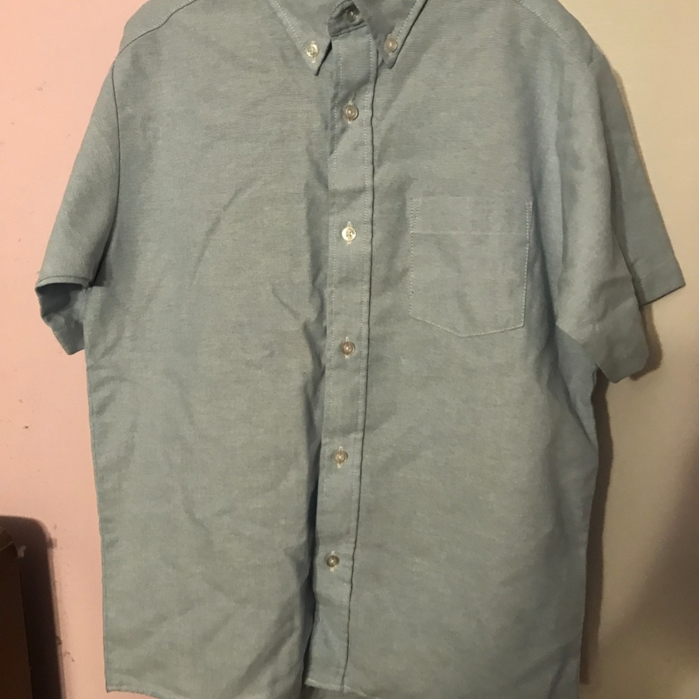 Kid's blue dress shirt